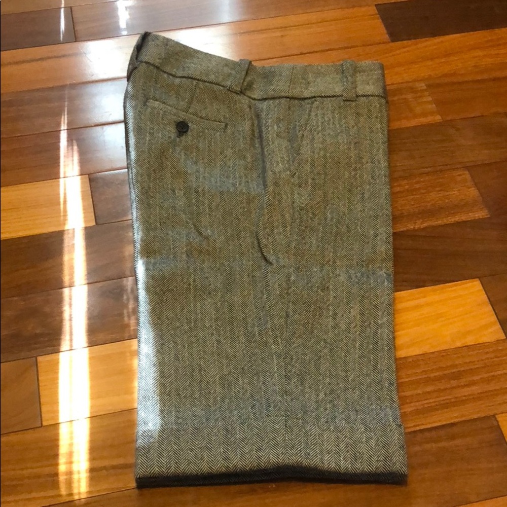 J crew wool suit pants (short)